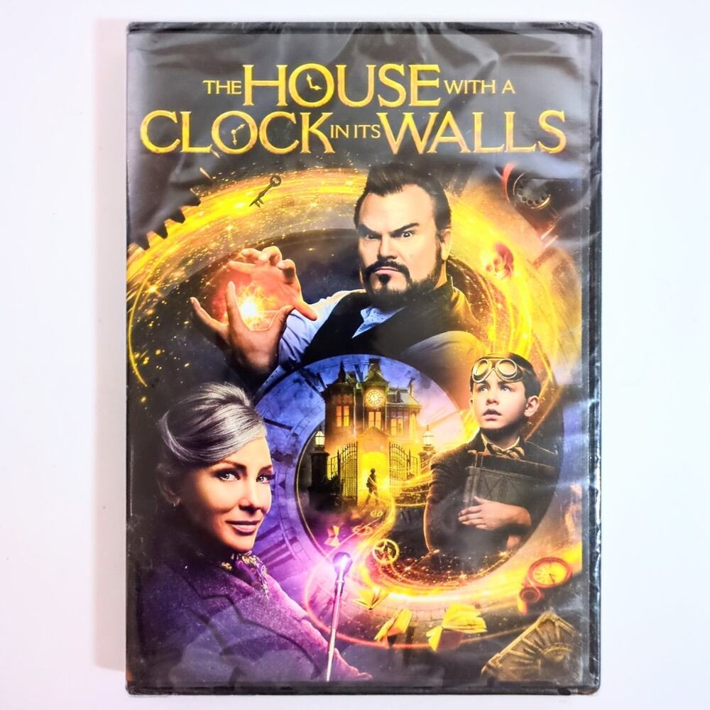 The House with a Clock in Its Walls DVD 2018 Jack Black Sealed New
